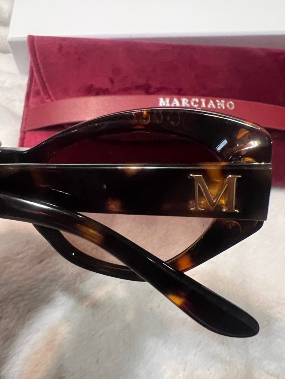 Guess by Marciano Black Crystal-Embellished Cat Eye Sunglasses - Picture 4 of 5